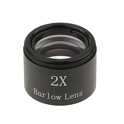 Lentille Barlow 1.25 '' 2X Pour Astronomie