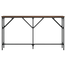 Acheter Maison Chic Table console | Meuble d'entrée | Table d'appoint chêne marron 140x23x75 cm bois d'ingénierie -GKD46115