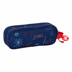 Spiderman Trousse Fourre-Tout Double Spider-Man Neon Blue marine 21 x 8 x 6 cm