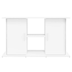 Acheter vidaXL Support d'aquarium blanc brillant 101x41x58cm bois d'ingénierie