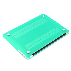 Wewoo Housse Étui vert pour Macbook Air 13,3 pouces 3 en 1 Coque de protection en plastique dur givré avec clavier de et prise de poussière de port pas cher