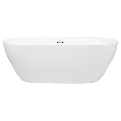 Acheter Beliani Baignoire îlot blanche 160 x 75 cm CARRERA