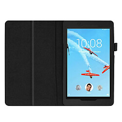 Avis Etui en PU support de litchi noir pour votre Lenovo Tab E8