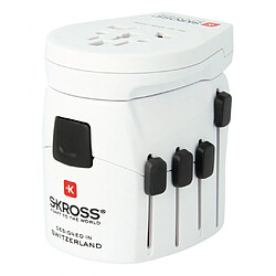 Skross Adaptateur de voyage World PRO USB Earthed