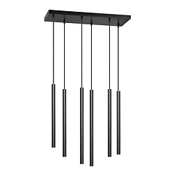 EPIKASA Suspension Selter, Noir, Acier, 59x120x22 cm