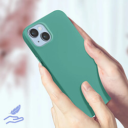 Acheter Avizar Coque iPhone 14 Semi-rigide Soft-touch Fine turquoise