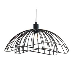 Vente-Unique Suspension filaire - Fer - D. 47 x H. 120 cm - Noir - MANIA