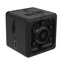 Wewoo Mini caméra de surveillance noir 1080P enregistreur HD Mini Cube Smart Camera, avec vision nocturne infrarouge et détection de mouvement