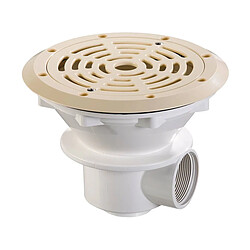 Habitat Et Jardin Bonde de fond Ø 210 mm avec grille ABS Parker - Beige