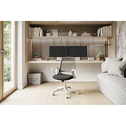 Sense7 Sopty chaise de bureau ergonomique, fauteuil de bureau avec fonction bascule, Office Chair réglable en hauteur, blanc