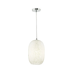 Luminaire Center Suspension Kari Verre blanc