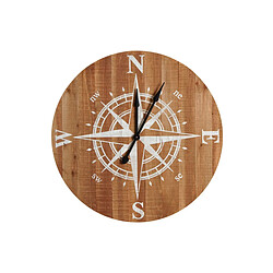 Aubry Gaspard Horloge boussole en bois. Horloge boussole en bois