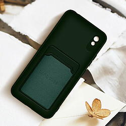 Acheter Coque Xiaomi Redmi 9A Silicone Souple Porte-carte Forcell Vert