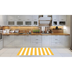 Alter Chemin de cuisine, 100% Made in Italy, Tapis antitache avec impression numérique, Coulisse antidérapante et lavable, Modèle Cuneo, cm 100x52