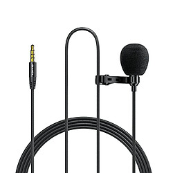 Yonis Microphone Lavalier Haute Qualité 3m 3.5mm