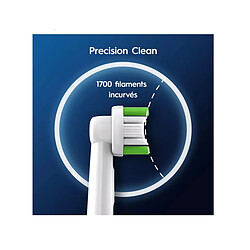 Lot de 3 brosettes pour brosses à dents électriques - ORAL-B-PREC - BRAUN pas cher