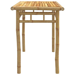 Acheter vidaXL Table à manger de jardin 110x55x75 cm bambou