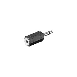 Adaptateur Audio Fiche 3,5 mm (2 br, Mono) 3,5 mm prise (3 br, stéréo)