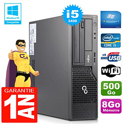 PC Fujitsu Esprimo E500 E85+ SFF Core I5-2400 RAM 8Go Disque 500Go Wifi W7 - Occasion