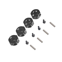 Acheter HSP Unlimited 12mm Upgrade Parts Coupleur de base de roues hexagonales 6.0 noir épais