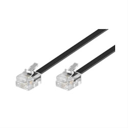 Avis Disney ModularCable RJ11 6P/4C 6m Black 1-4, 2-3, 3-2, 4-1