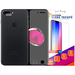 Verre trempé pour iPhone 7 Plus + Verre Trempé Camera Arrière Protecteur - 9H Film Protection en Verre Trempé - Visiodirect -