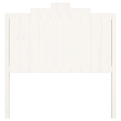 Acheter Maison Chic Tête de lit moderne pour chambre - Décoration de lit Blanc 106x4x110 cm Bois massif de pin -MN87617