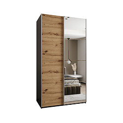 Abiks Meble Armoire à portes battantes Lux 3 245,5/130/64 2 portes