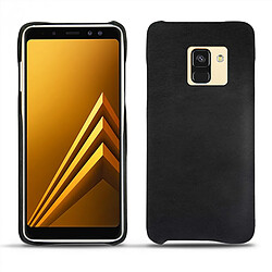 Coque cuir Samsung Galaxy A8 (2018) - Coque arrière - Negre poudro ( Pantone #111212 ) - NOREVE