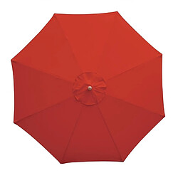 Acheter Parasol de Terrasse Professionnel Rouge à Poulie de 2,5 m - Bolero