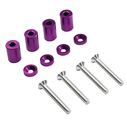 Kits d'entretoise d'entretoise de conduit de hotte en alliage pour tout le violet de moteur turbo d'échange de moteur