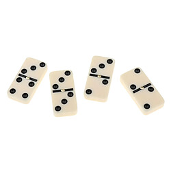 Prime Domino Ensemble avec En Bois Carry Case, Professionnel Voyage Tournoi Domino Ensemble avec des Points Noirs pas cher