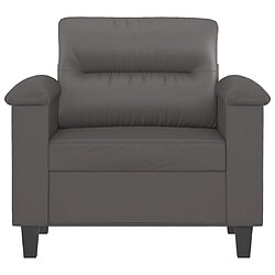 Avis Maison Chic Fauteuil Relax pour salon | Fauteuil Gris 60 cm Similicuir -GKD41904