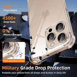 Coque Silicone Transparente Angles Renforces Pour iPhone 16 Pro Max Little Boutik©