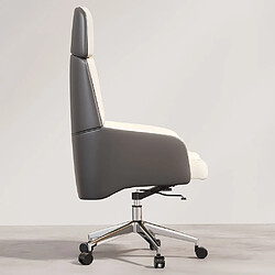 Acheter ICONIK INTERIOR Chaise de bureau ergonomique avec roulettes et accoudoirs - Series Blanc