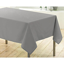 Douceur D'Interieur Nappe rectangulaire unie - 140 x 300 cm - Gris