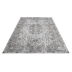 Avis Vidal Tapis de laine 282x170 gris Ultra Vintage