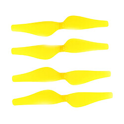 2 paires d'helices ccw cw props lame pour dji tello mini rc drone jaune pas cher