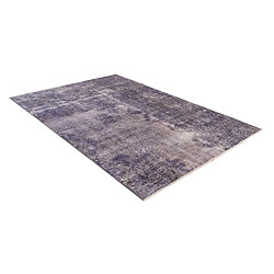 Vidal Tapis de laine 211x142 Violet Vintage Royal pas cher