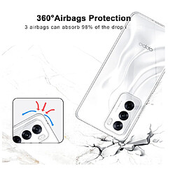 Acheter Htdmobiles Coque pour Oppo Reno 12 5G - housse etui silicone gel fine + film ecran - TRANSPARENT TPU