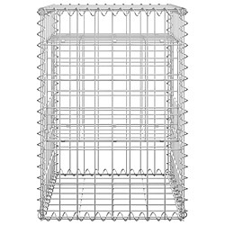 Acheter vidaXL Poteaux à panier de gabion 2 pcs 40x40x60 cm Fer