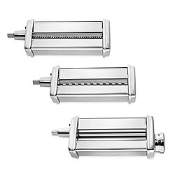 Machine à pâtes de luxe 3 rouleaux chrome - 5ksmpra - KITCHENAID