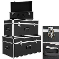 AREBOS Ensemble De 3 Valises De Transport Portables Valise En Aluminium