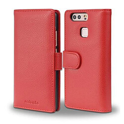 Cadorabo Coque Huawei P9 Etui en Rouge