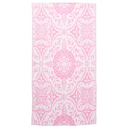 vidaXL Tapis d'extérieur Rose 120x180 cm PP