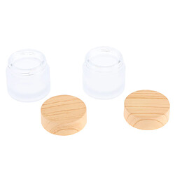 Acheter 2x Mini Bouteille D'Échantillon Cosmétique Pot De Pot De Pot De Crème De Baume À Lèvres Contenant 10g