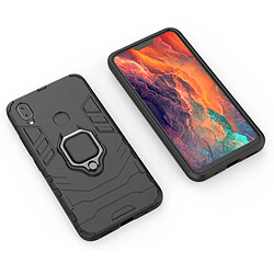 Acheter Wewoo Coque Housse de protection antichoc PC + TPU pour Vivo X21i, avec support d'anneau magnétique (Noir)