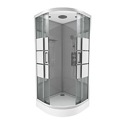 Aurlane Cabine de douche quart de cercle