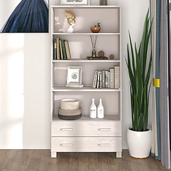 Maison Chic Buffet,Meuble de Rangement,commode pour salon,Cuisine HAMAR Bois massif de pin Blanc -MN17234