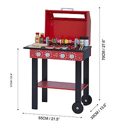 Acheter Teamson Kids Little Helper Barbecue Avec 25 Acccessoires & Fonctions Interactives, Jeux De Ensemble Pour Enfants Rouge TD-13544B